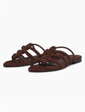 NWOB Simkhai Suede Verona Braided Flats. Size 36